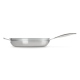 Uncoated Frying Pan with Helper Handle 28cm - Classic Steel - Le Creuset LE CREUSET LC96200228001100