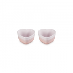 Juego 2 Ramekins Corazón 300ml Shell Pink - L'Amour - Le Creuset LE CREUSET LC79082307770000
