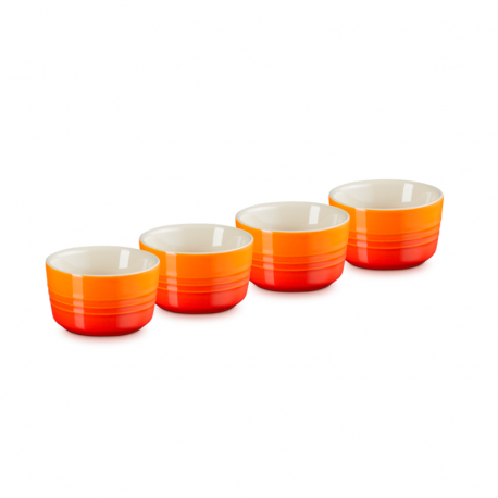Set 4 Mini Ramekins Stoneware 100ml Volcanic - Le Creuset LE CREUSET LC79109100900000
