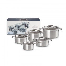 3-ply Stainless Steel 5-piece Cookware Set - Classic - Le Creuset LE CREUSET LC96209400001000