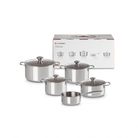 Set 5 Peças de Aço Inoxidável - Signature - Le Creuset LE CREUSET LC96605300000000