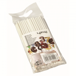 50 Sticks for Lollipops White - Lekue LEKUE LKPAL00001B01U012