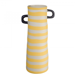 Vase Yellow Striped 28cm – Rayu - Asa Selection ASA SELECTION ASA84814130