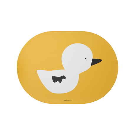 Mantel Individual Pato 46x33cm - Buddies Amarillo - Asa Selection ASA SELECTION ASA78465420