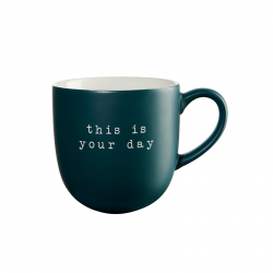 Caneca 'This Is Your Day' 350ml - Hey! Verde - Asa Selection ASA SELECTION ASA17075277
