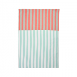 Kitchen Towel 50x70cm Sunrise - Kitchen Textiles Green, Orange And White - Asa Selection