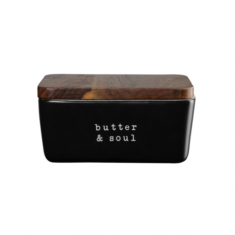 Butter Dish Butter&Soul - Hey! Black - Asa Selection ASA SELECTION ASA17420277