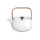Teapot White with Wooden Handle 1,5L - Japandi - Asa Selection ASA SELECTION ASA23370017