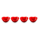 Set 4 Mini Cuencos Corazón Cerise - L'Amour - Le Creuset LE CREUSET LC89341900600008
