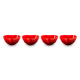 Set of 4 Mini Heart Bowls Cerise - L'Amour - Le Creuset LE CREUSET LC89341900600008