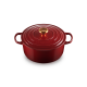 Cast Iron Round Casserole 28cm - Garnet - Le Creuset LE CREUSET LC21177289494441