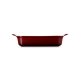 Bandeja Rectangular Heritage 32cm - Garnet - Le Creuset LE CREUSET LC71102329490001