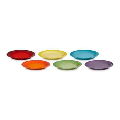 Sortido de 6 Pratos Arco-Íris 27cm - Rainbow Sortido - Le Creuset LE CREUSET LC79364278358006