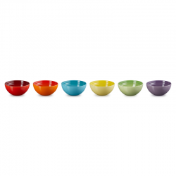 Set of 6 Snack Bowls 330ml - Rainbow - Le Creuset LE CREUSET LC79349338359030