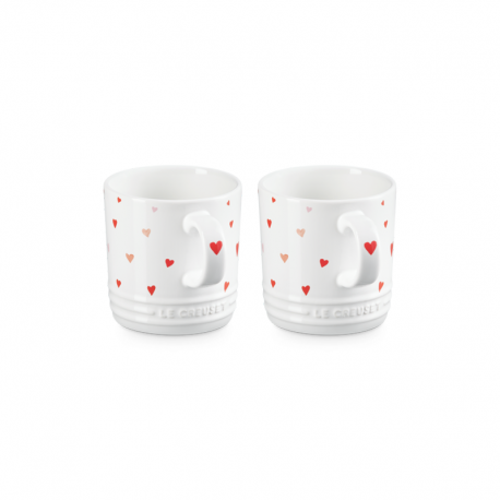 Set de 2 Tazas de Corazones 350ml - L'Amour Blanco - Le Creuset LE CREUSET LC89111350101803