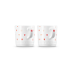 Set de 2 Tazas de Corazones 350ml - L'Amour Blanco - Le Creuset LE CREUSET LC89111350101803