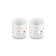 Set de 2 Tazas de Corazones 350ml - L'Amour Blanco - Le Creuset LE CREUSET LC89111350101803