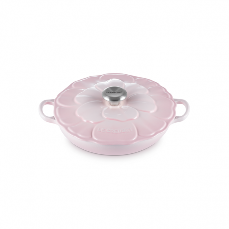 Cast Iron Petal Shallow Casserole Shell Pink 26cm - Le Creuset LE CREUSET LC21964267774430