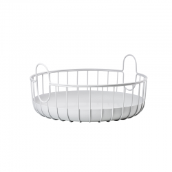 Basket 38x18cm Soft Grey - Inu - Zone Denmark