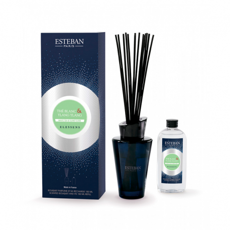 Bouquet Perfumado y Recarga 150ml Té Blanco & Ylang-Ylang Azul - Esteban Parfums ESTEBAN PARFUMS ESTETY-002