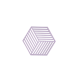 Base para Quentes Lavanda - Hexagon - Zone Denmark ZONE DENMARK BVZN31601