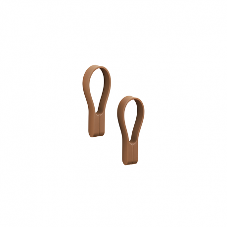 Set of 2 Towel Strap/Magnet Terracotta - Loop Magnet - Zone Denmark ZONE DENMARK BVZN31997