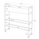 Storage Cart With Basket White - Tower - Yamazaki YAMAZAKI YMZ5278