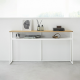 Console Table With Shelf White - Tower - Yamazaki YAMAZAKI YMZ2028