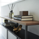 Console Table With Shelf Black - Tower - Yamazaki YAMAZAKI YMZ2029