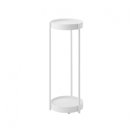 2-Tiered Plant Stand With Caster White - Tower - Yamazaki YAMAZAKI YMZ4366