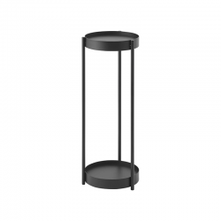 2-Tiered Plant Stand With Caster Black - Tower - Yamazaki YAMAZAKI YMZ4367