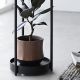 2-Tiered Plant Stand With Caster Black - Tower - Yamazaki YAMAZAKI YMZ4367