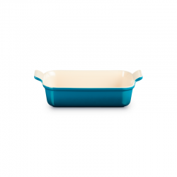 Bandeja Rectangular Heritage 26cm Deep Teal - Le Creuset