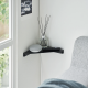 Wall Mounted Corner Shelf Black - Tower - Yamazaki YAMAZAKI YMZ6912