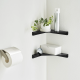 Wall Mounted Corner Shelf Black - Tower - Yamazaki YAMAZAKI YMZ6912