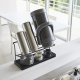 Bottle Drying Stand With Tray Black - Tower - Yamazaki YAMAZAKI YMZ5410