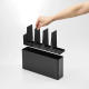 Kitchen Tool Holder Black - Tower - Yamazaki YAMAZAKI YMZ8147