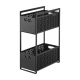 2-Tiered Storage Basket Set Black - Tower - Yamazaki YAMAZAKI YMZ5219