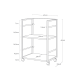 2-Tiered Semi-Closed Storage Wagon White - Tower - Yamazaki YAMAZAKI YMZ4810