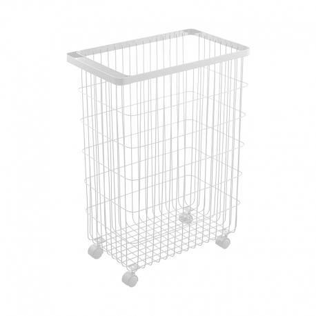 Laundry Basket With Wheels White - Tower - Yamazaki YAMAZAKI YMZ4776