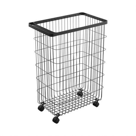 Laundry Basket With Wheels Black - Tower - Yamazaki YAMAZAKI YMZ4777