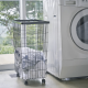 Laundry Basket With Wheels Black - Tower - Yamazaki YAMAZAKI YMZ4777