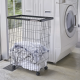 Laundry Basket With Wheels Black - Tower - Yamazaki YAMAZAKI YMZ4777