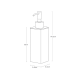 Dispensador de Sabonete com Gancho Branco - Tower - Yamazaki YAMAZAKI YMZ5351