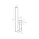 Film Hook Toilet Paper Holder White - Tower - Yamazaki YAMAZAKI YMZ5989