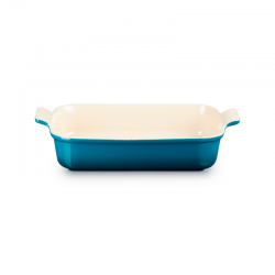 Travessa Heritage Retangular 32cm Deep Teal - Le Creuset