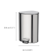 Cubo de Basura con Pedal 5L Inox - Easystore Luxe Acero - Joseph Joseph JOSEPH JOSEPH JJ70596