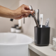 Small Toothbrush Caddy Matt Black - Easystore - Joseph Joseph JOSEPH JOSEPH JJ70598