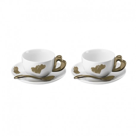 Conj. 2 Chávenas de Cappuccino Areia - Love - Guzzini GUZZINI GZ11440039