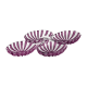 Set of 2 Hors D'Oeuvres Dishes Amethyst - DolceVita - Guzzini GUZZINI GZ12690077